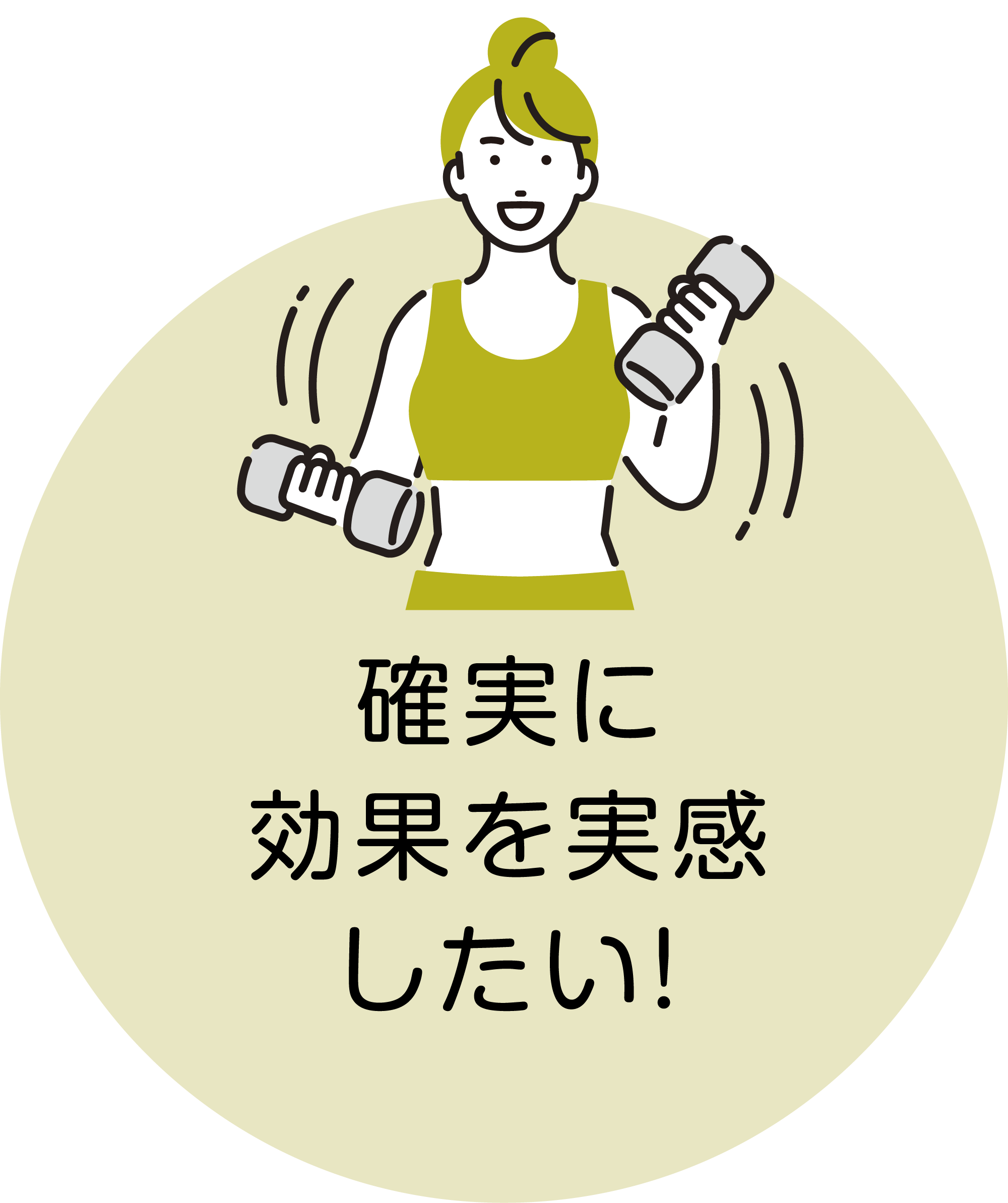 確実に効果を実感したい!